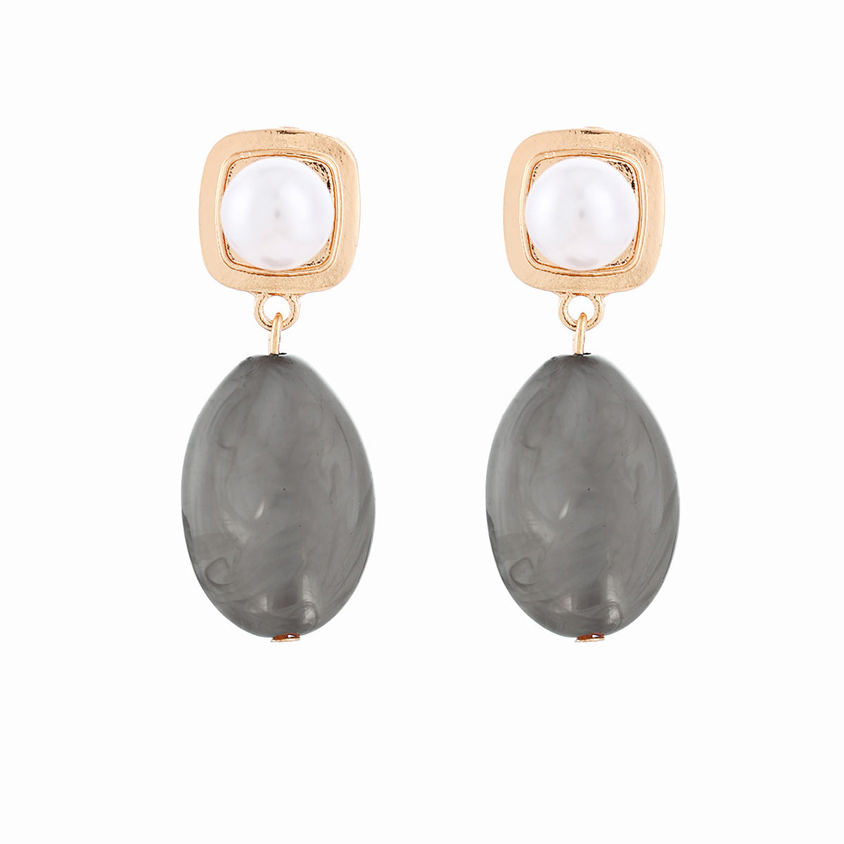 Wholesale Love &  Leaf Design Imitation Pearl Earrings Trendy Fashion Accessory for Party Wear