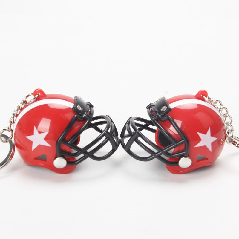 Wholesale  Rugby Mini Helmet Keychain