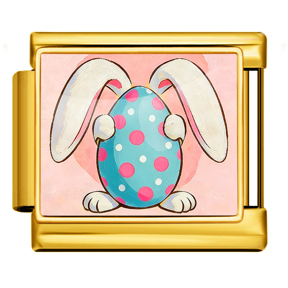 Wholesale Easter Egg Design Stainless Steel Bracelet,  Fashion Accessory for Boutique Resale
