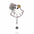 Wholesale Halloween Cute Ghost Retractable Rotating Badge Keychain