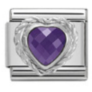 Wholesale 5pcs Italian Charm Bracelet Charm Module Stainless Steel Pink Peach Heart Bracelet 9mm DIY Pattern Free Stitching Detachable Composable Bracelet ACC-BT-XY002