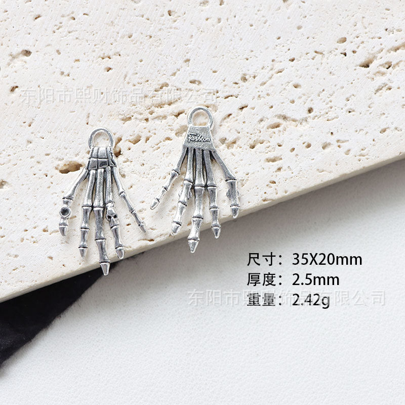 Wholesale Zinc Alloy  Pendant Necklace Set,  Dark Series DIY Jewelry Components for Keychains and Fashion Accessories