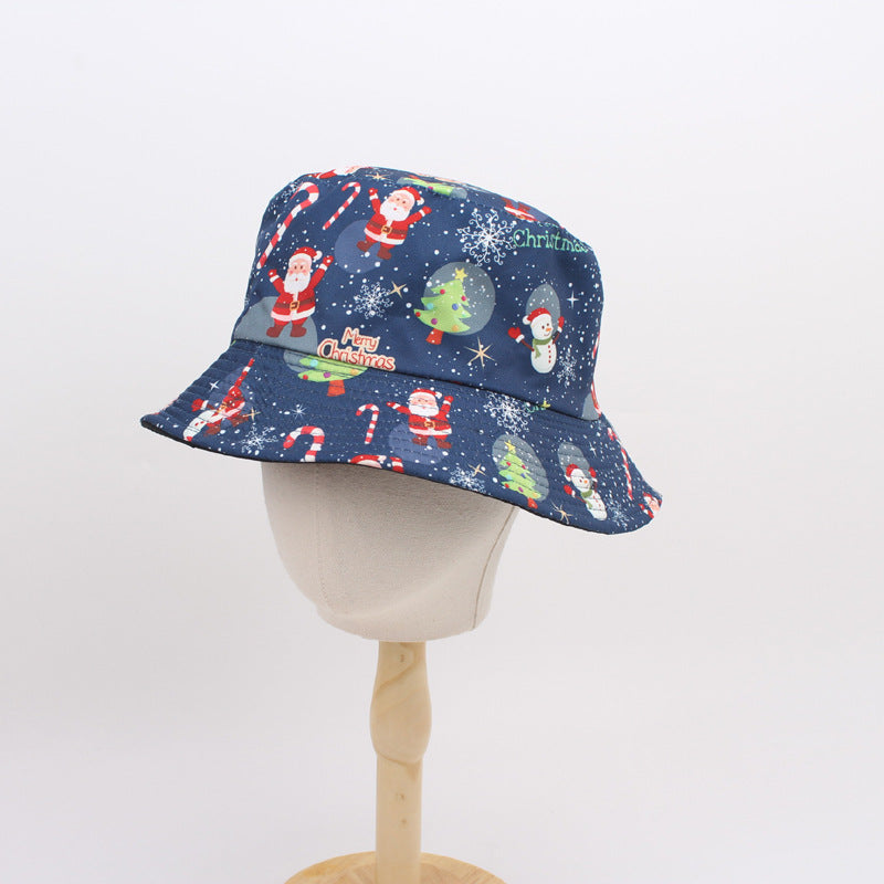 Wholesale Christmas Elements Double-sided Bucket Hat ACC-HT-Wenh001