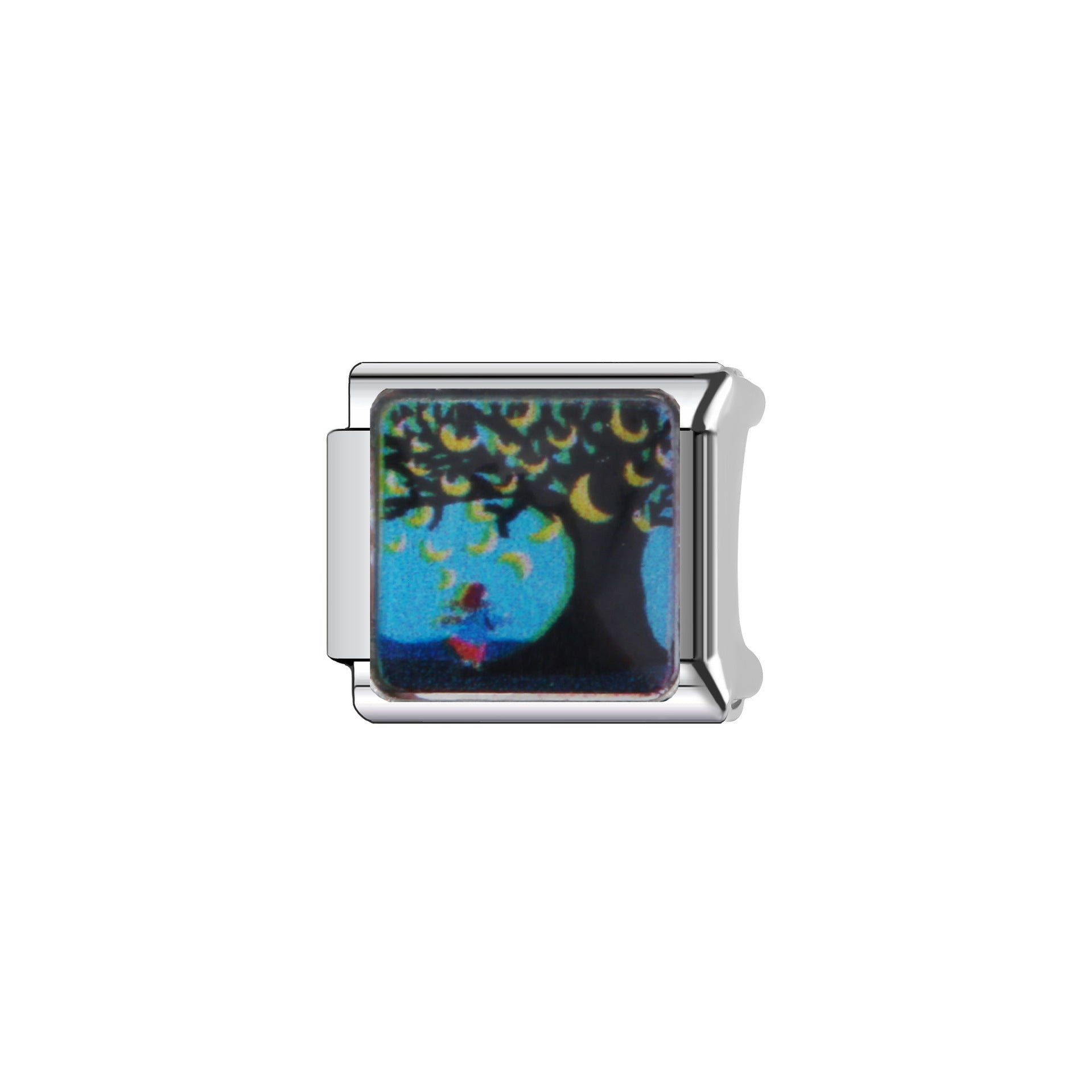 Wholesale Cartoon Animal and Planet Theme Stainless Steel DIY Modular Watch Strap for Unisex Gift