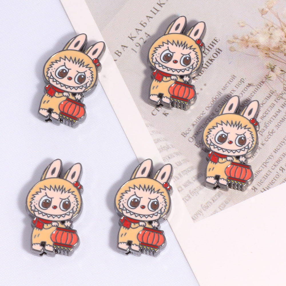 Wholesale 10pcs Alloy Cute Cartoon Beads DIY Bead Accessories