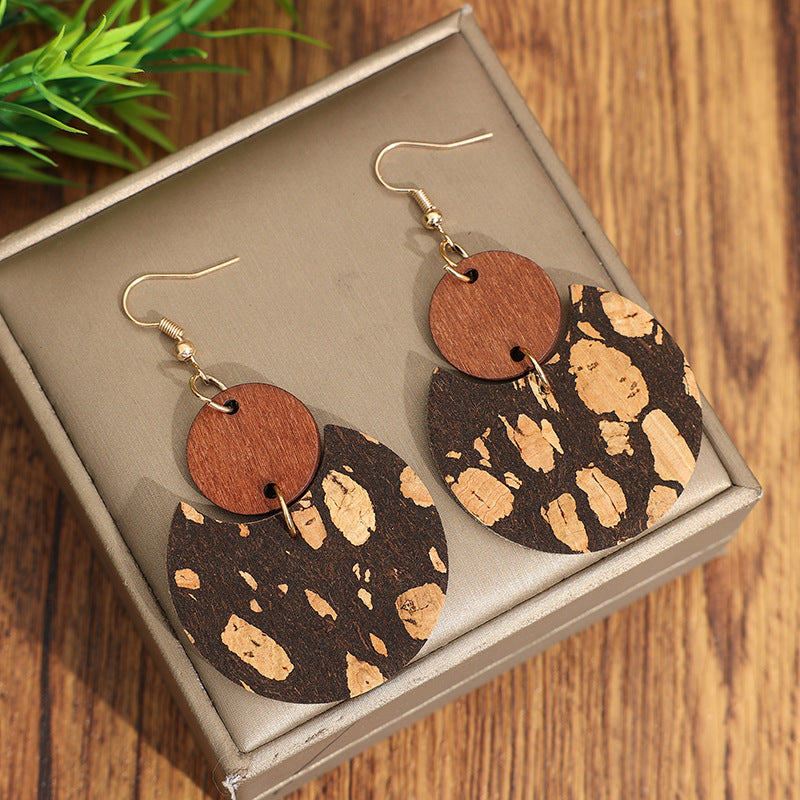 Wholesale Vintage Natural Soft Alloy Earrings