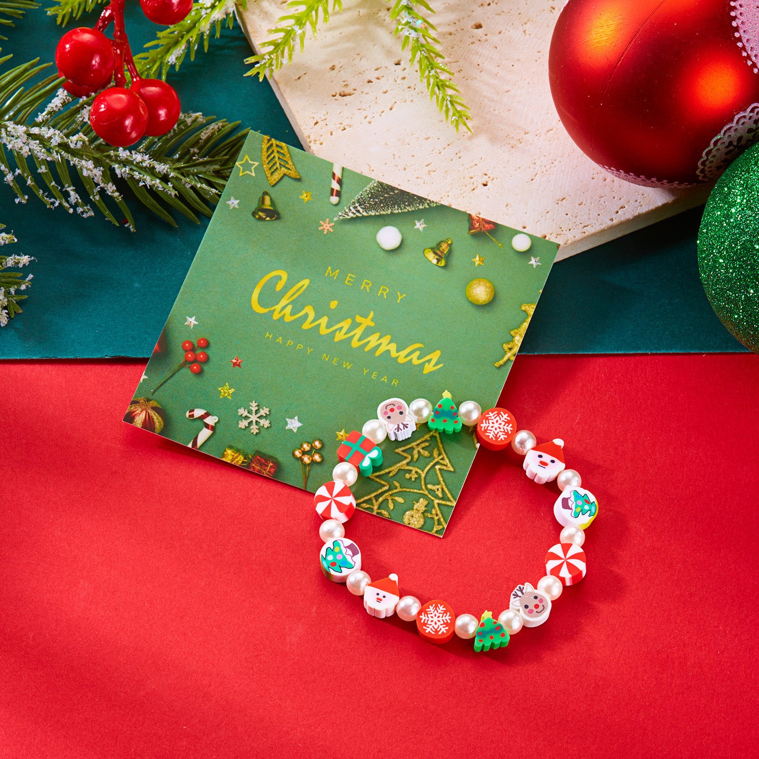 Braccialetto di carta di carta di Natale all'ingrosso