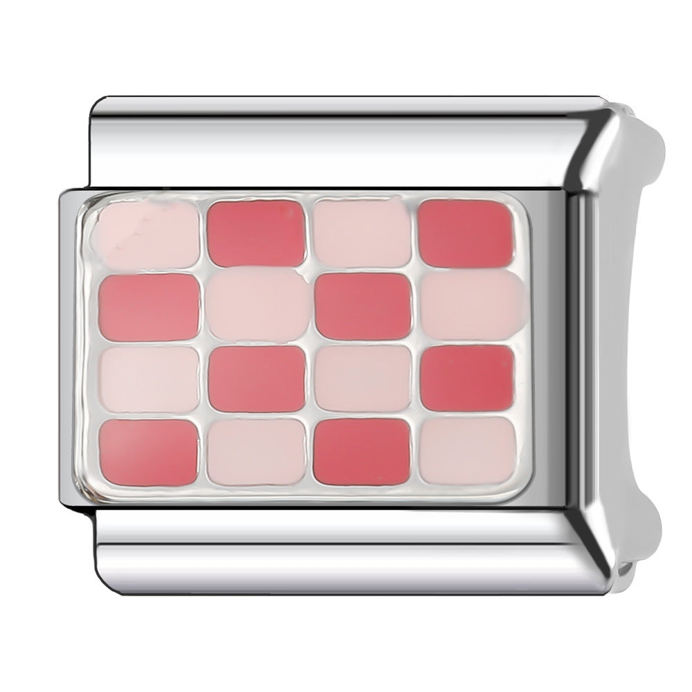 Wholesale Italian Charm Bracelet 9mm DIY Splicing Versatile Grid Series Stainless Steel Composable Bracelet