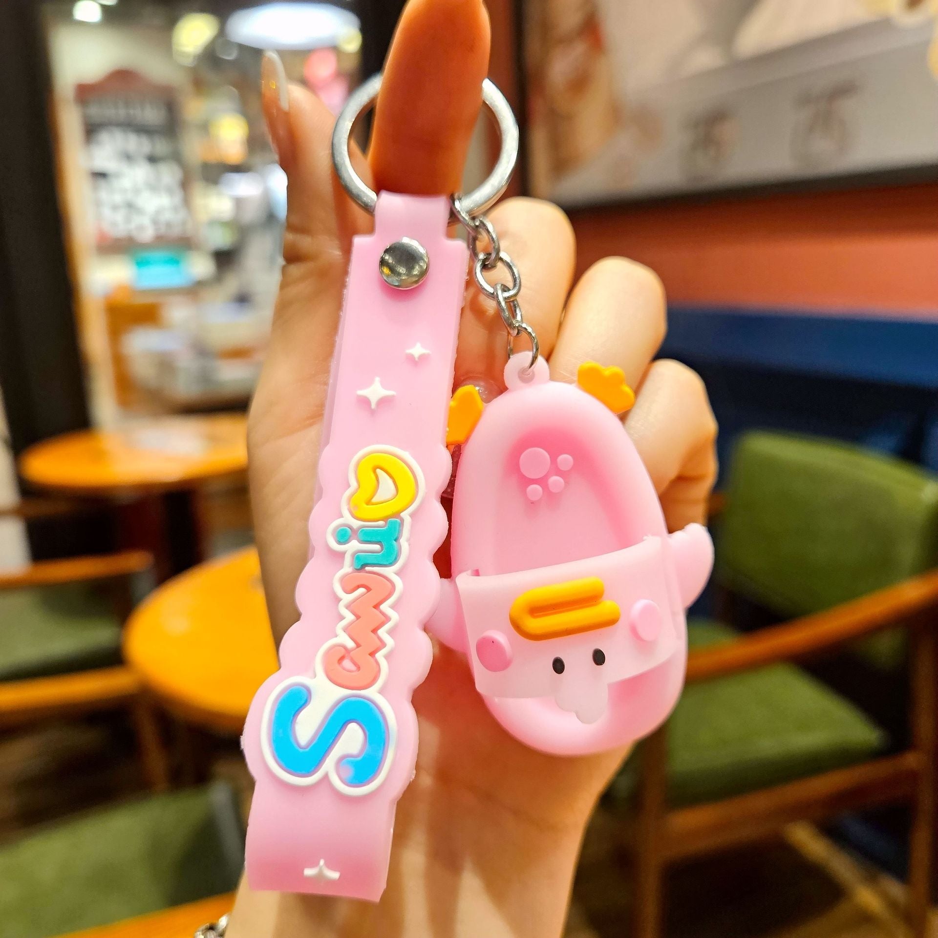 Wholesale Dinosaur duck key chain Animal car keychain