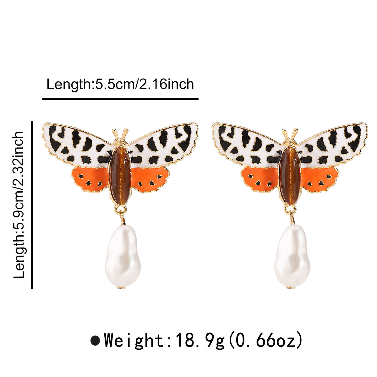 Wholesale Butterfly Drop Earrings and Exquisite Necklace
