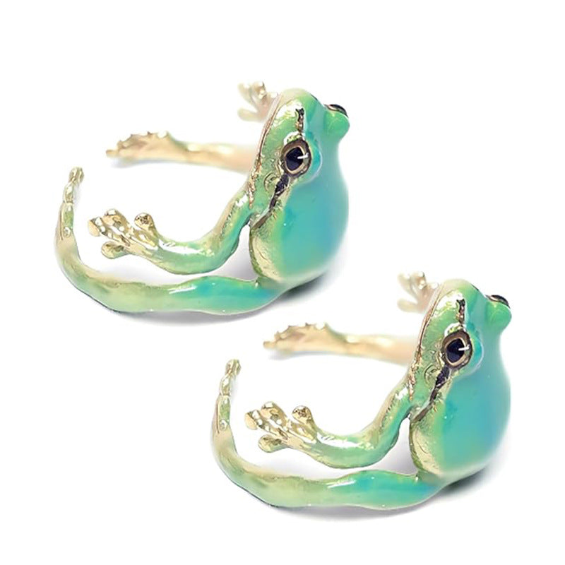 Wholesale Frog Opening Adjustable Creative Ring