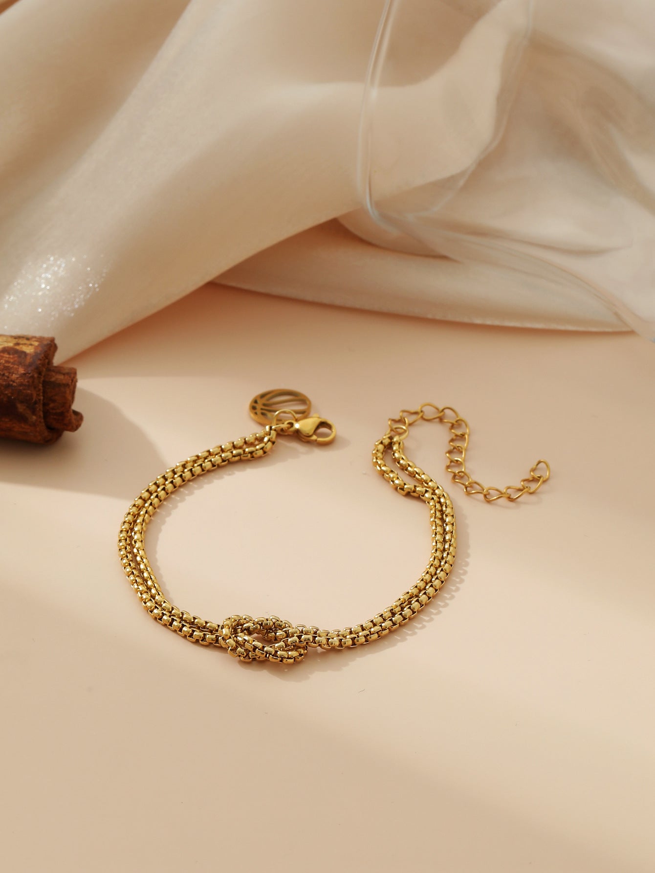 Wholesale stainless steel basketball tag golden double double bracelet