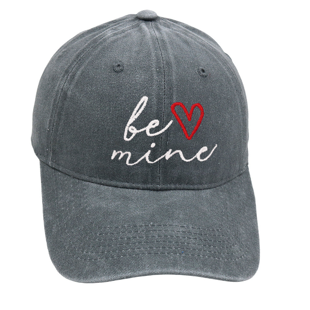 Wholesale Valentine's Day Embroidered Couple Baseball Caps