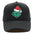 Wholesale Christmas green hair monster embroidered label grid baseball cap