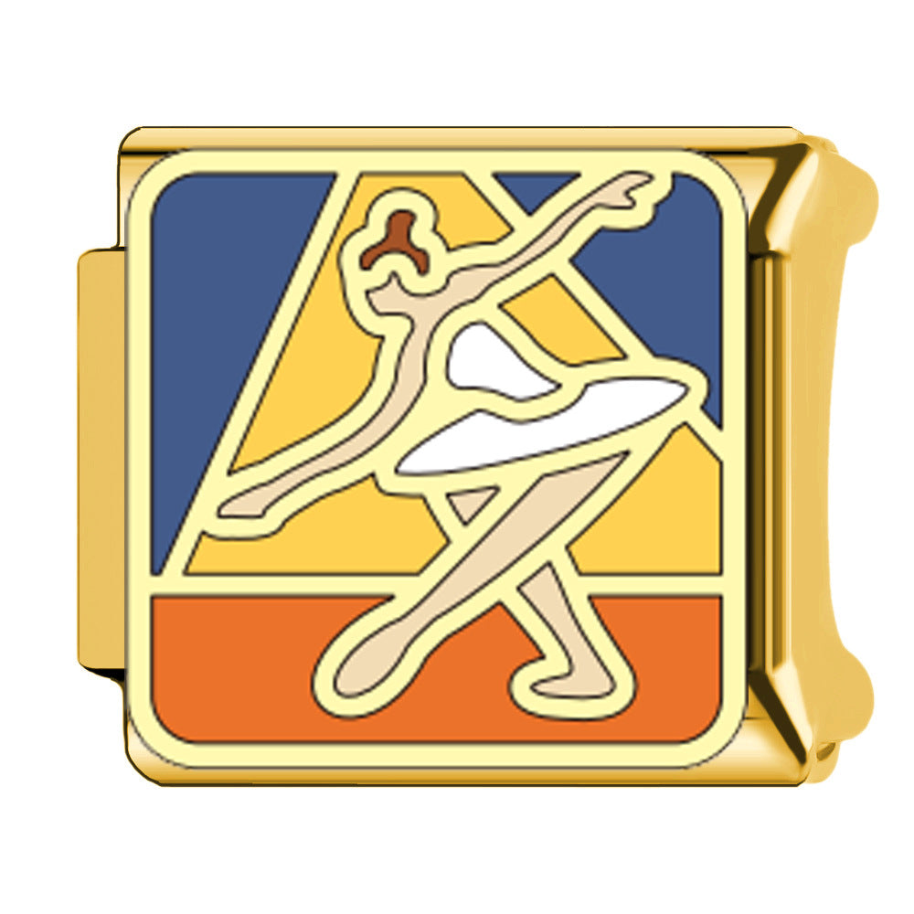 Wholesale   Italian Charm Bracelet 9mm DIY Heart-Shaped Welded Creative Stainless Steel Composable Bracelet