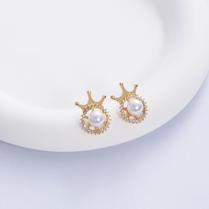 Wholesale  High-end Jewelry Women High-end Pearl Necklace Pearl Earrings  Jewelry suit
