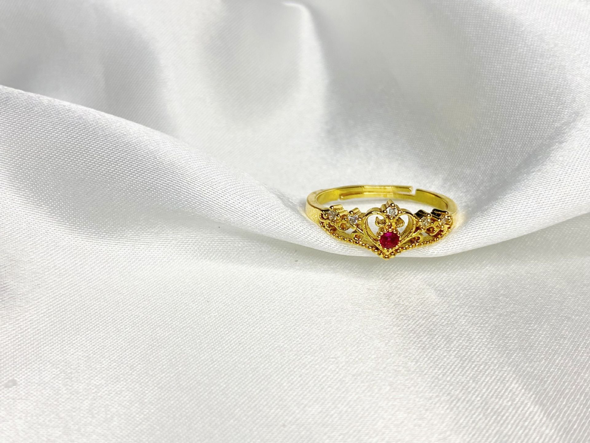 Wholesale Small Pearl Stretchable Adjustable Soft Chain Ring ACC-RS-Hanxi001