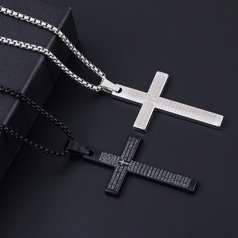 Wholesale Cross Hip Hop Pendant Necklace