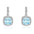 Wholesale S925 Sterling Silver Blue Necklaces Set