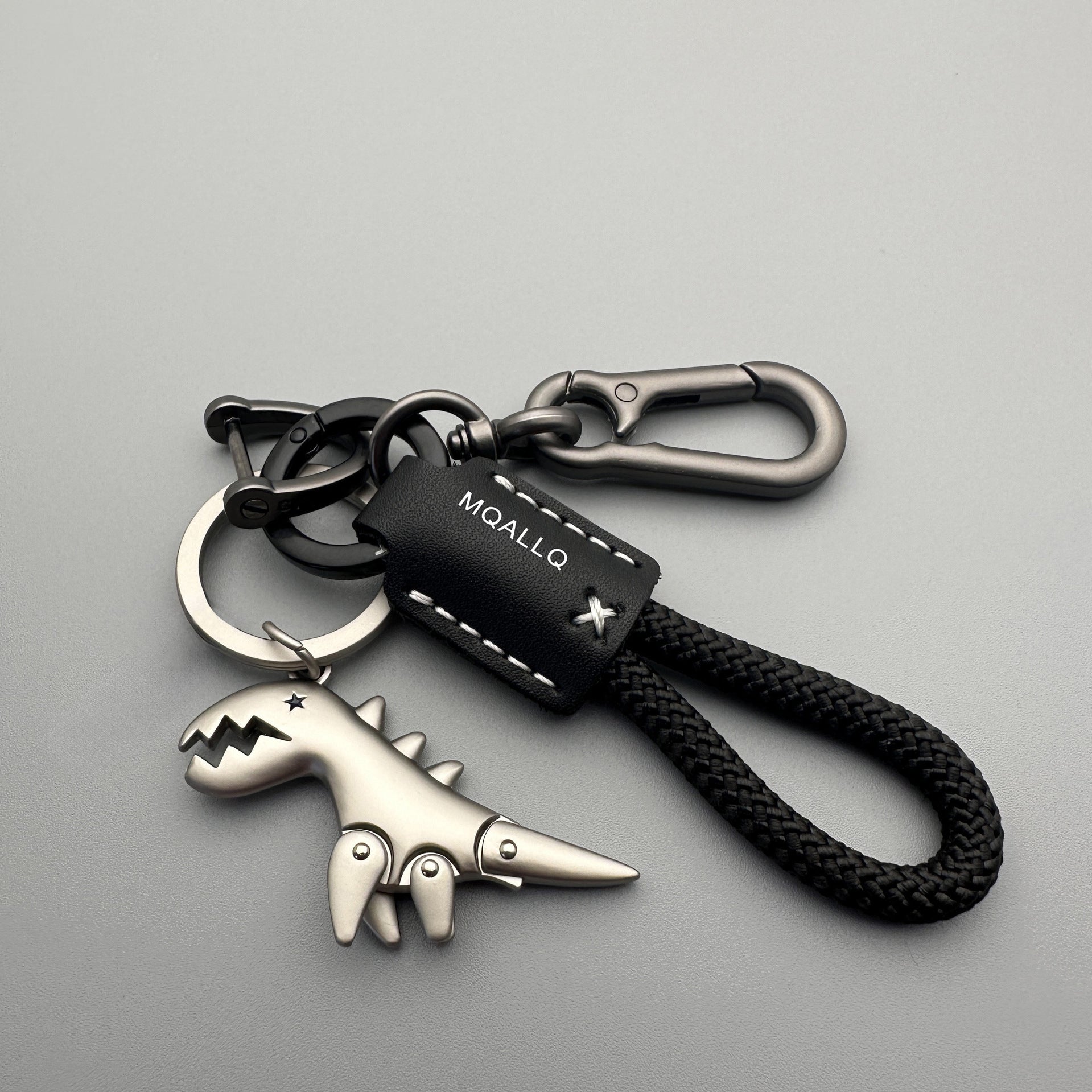 Wholesale Cute Cartoon Dinosaur Keychain Zinc Alloy Key Ring Bag Charm Fashion Accessory