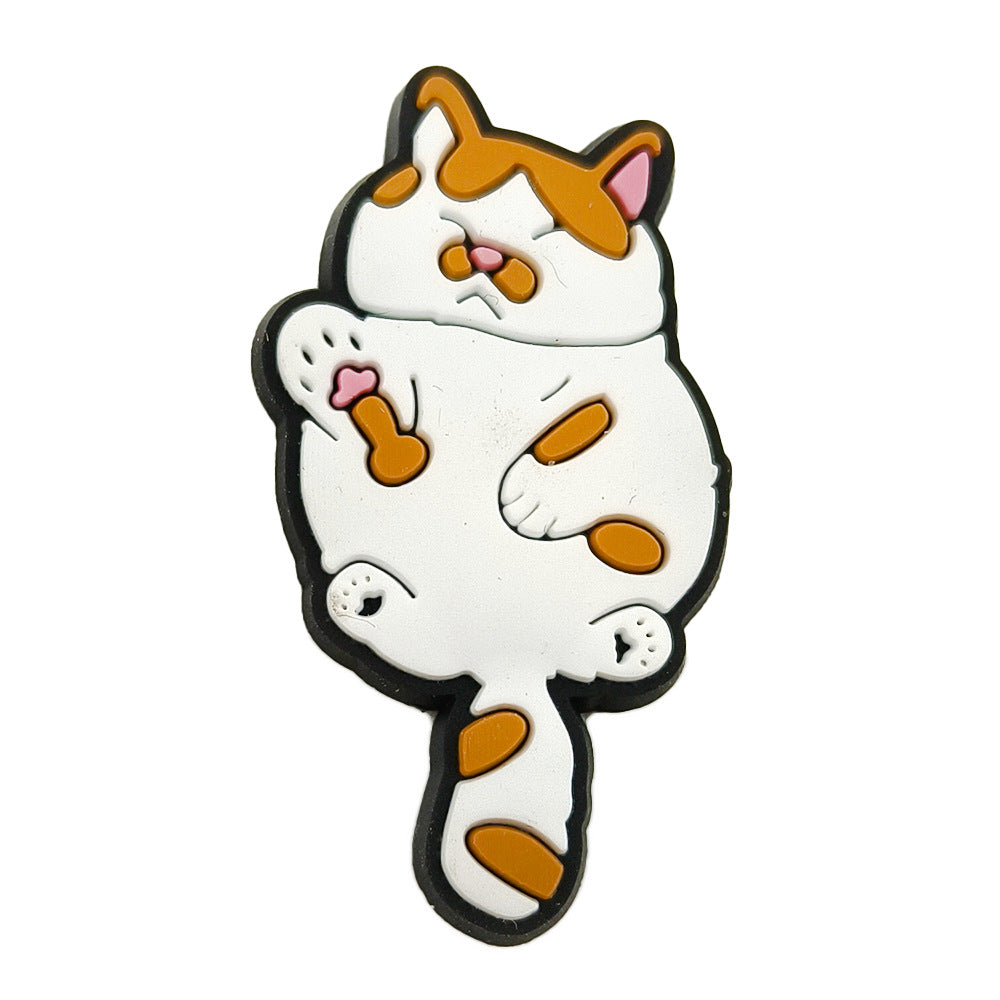 Wholesale Cute cartoon cat pattern hole shoes charms