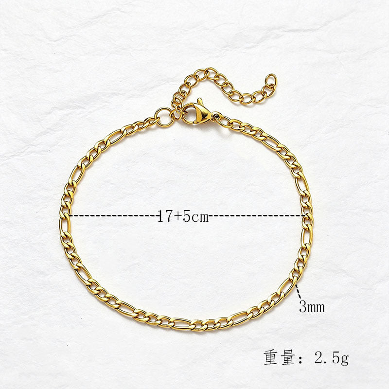 Wholesale Chic Snake Chain Bracelet – Women’s Stainless Steel Gold-Plated Jewelry Accessory for Gift Boutique Resale