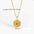 Wholesale Stainless Steel Coin Round Necklace Sweater Chain