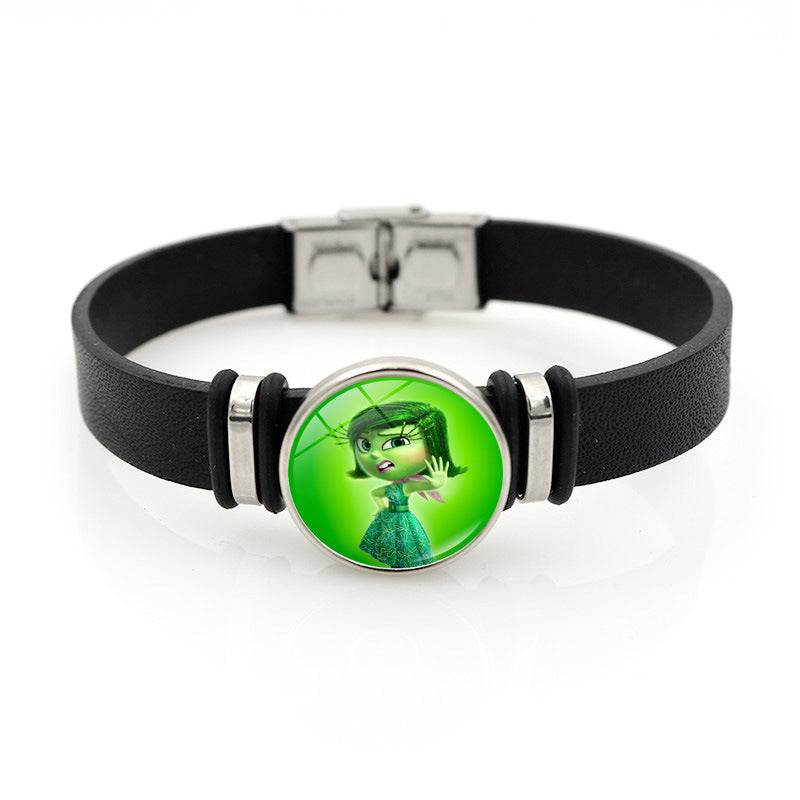 Wholesale Cartoon Cute Hand-woven Faux Leather Bracelet ACCVIP-BT-HengX003