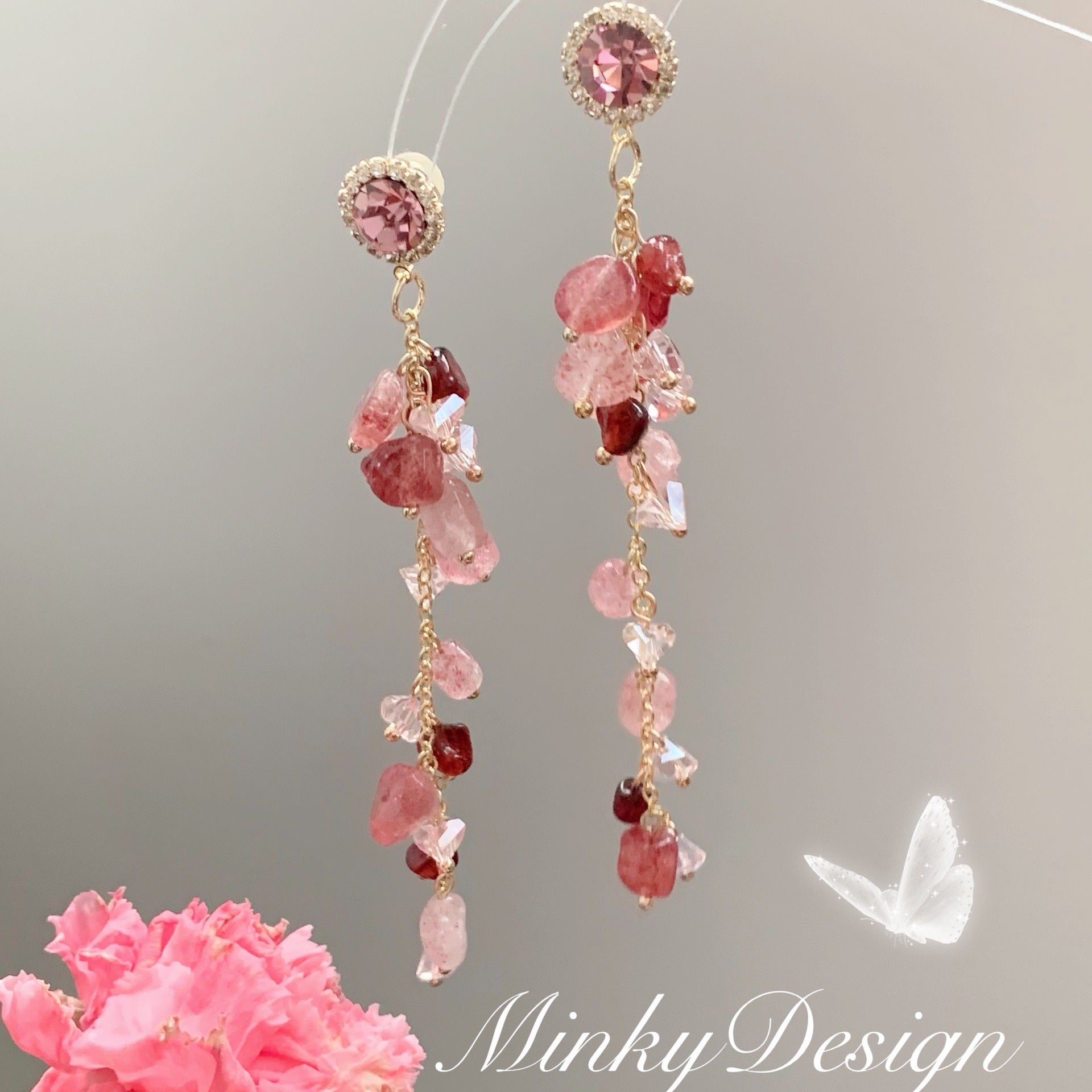 Wholesale  Sunflower Earrings Exaggerated Earrings