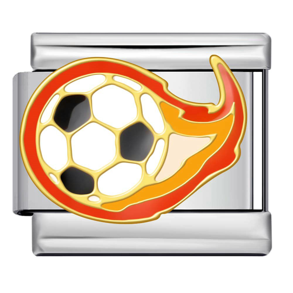 Wholesale 9mm Italian Charm Starter Bracelets DIY Ball Sports Stainless Steel Composable Bracelet