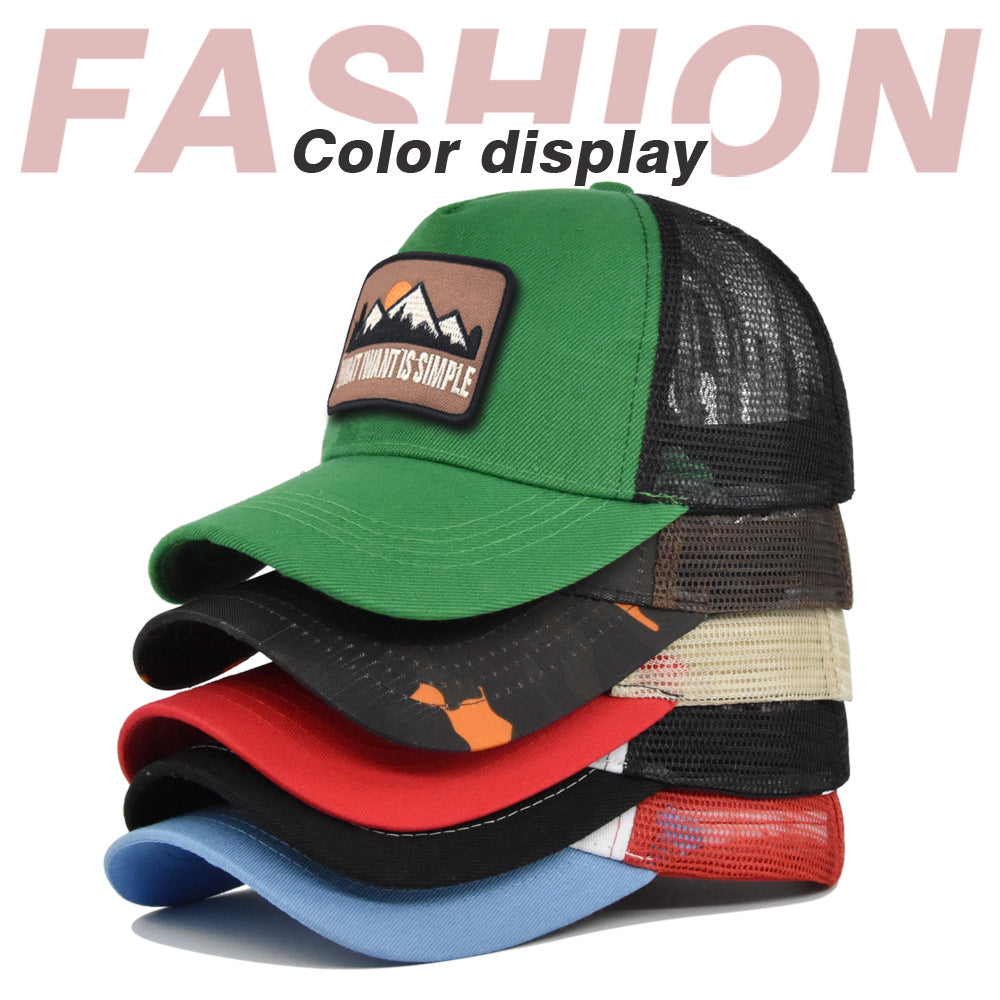 Wholesale Embroidered hill animal summer sunshade net hat