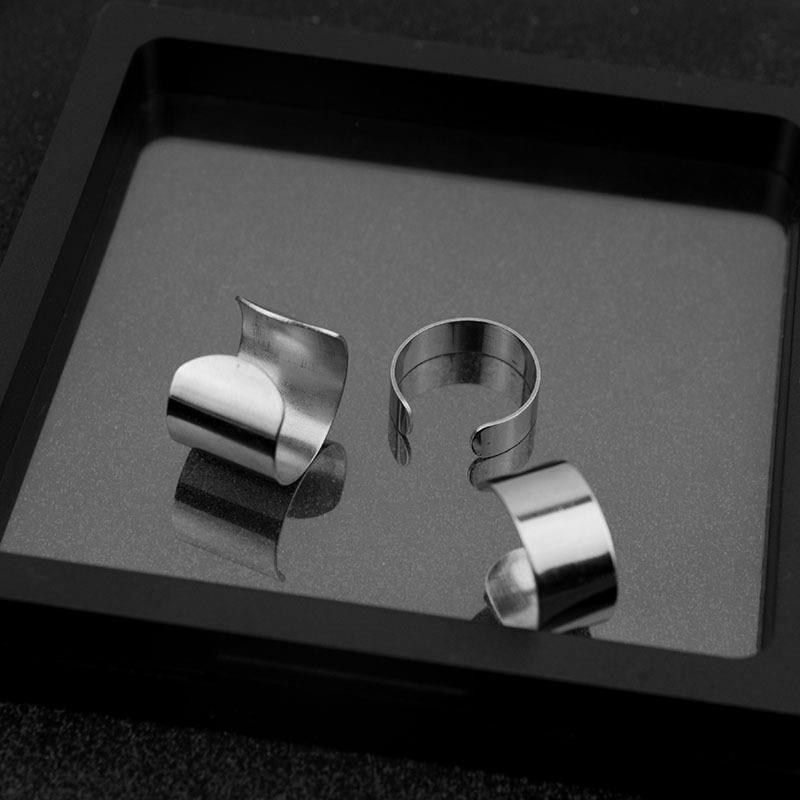 Wholesale Smooth Open Stainless Steel Rings ACC-RS-GouYa003