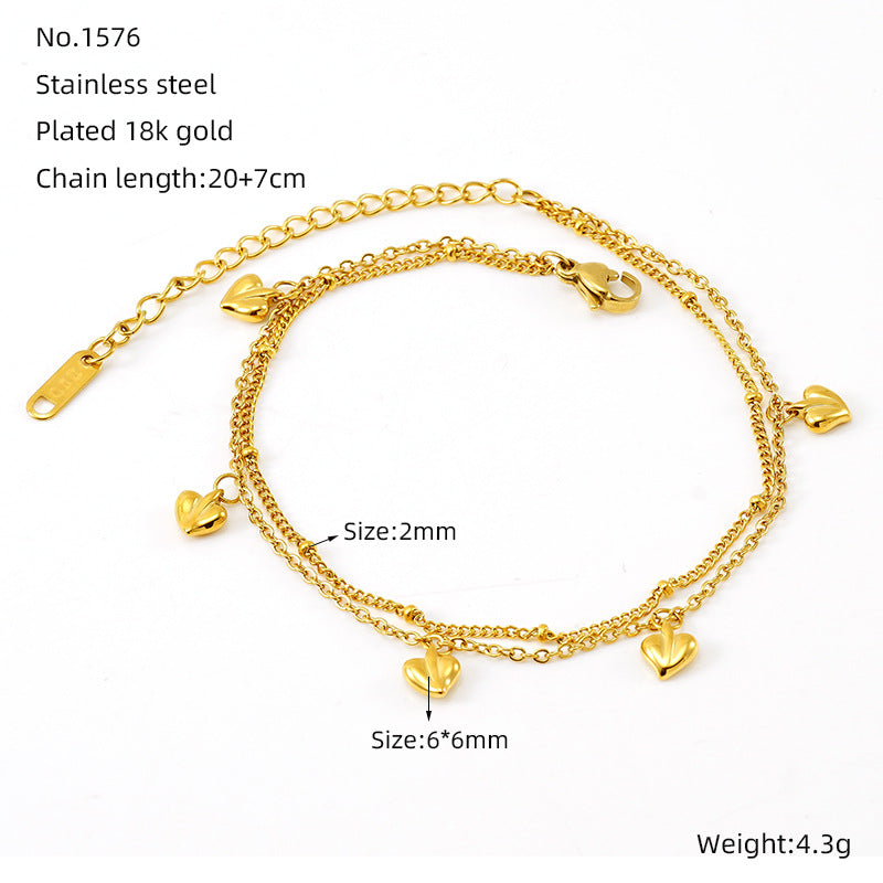 Wholesale  18K titanium steel non-fading bracelet