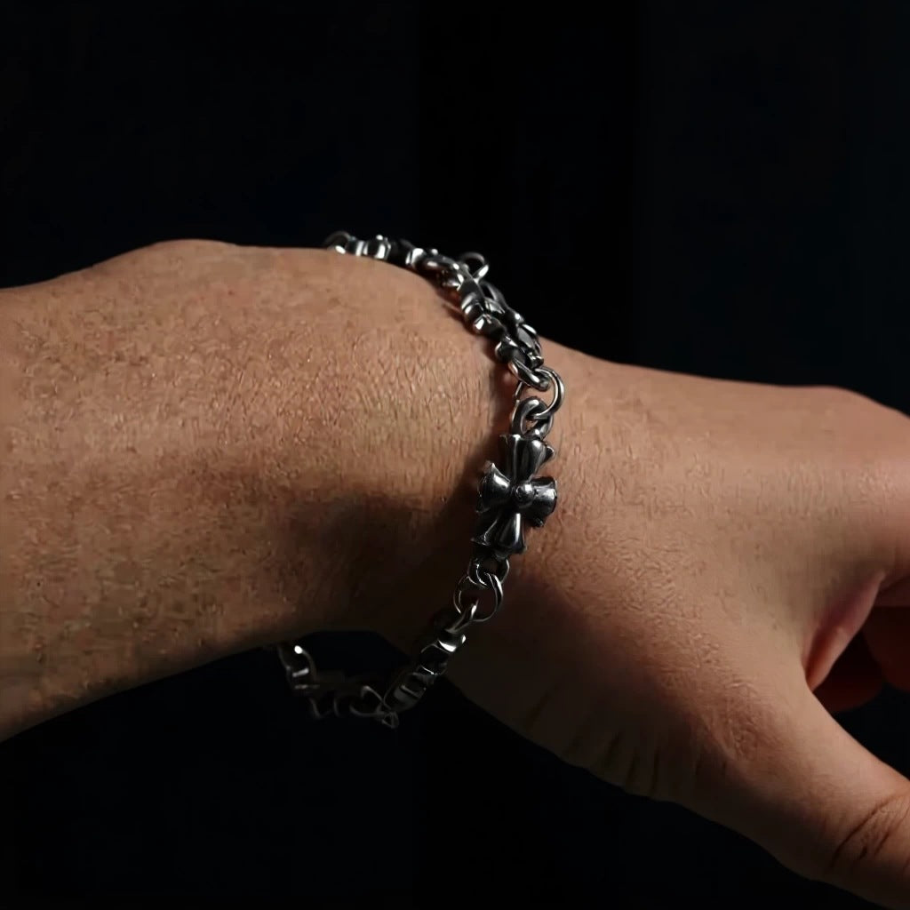 Wholesale Alloy Cross Bracelet Unisex Vintage Fashion Jewelry Accessory Gift Travel Souvenir