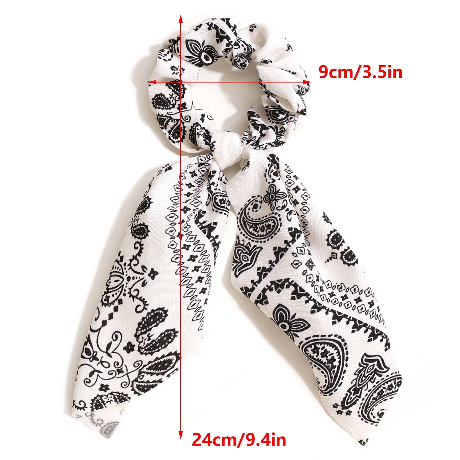 Wholesale  Ethnic Style Small Ribbon Hair Tie Retro Ponytail Ribbon Hair Scrunchies