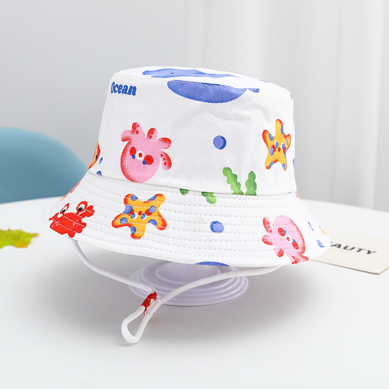 Wholesale Children's Fisherman Hat Multi Size Animal Cartoon Basin Hat Kids Bucket Hat ACC-KH-TuYu001