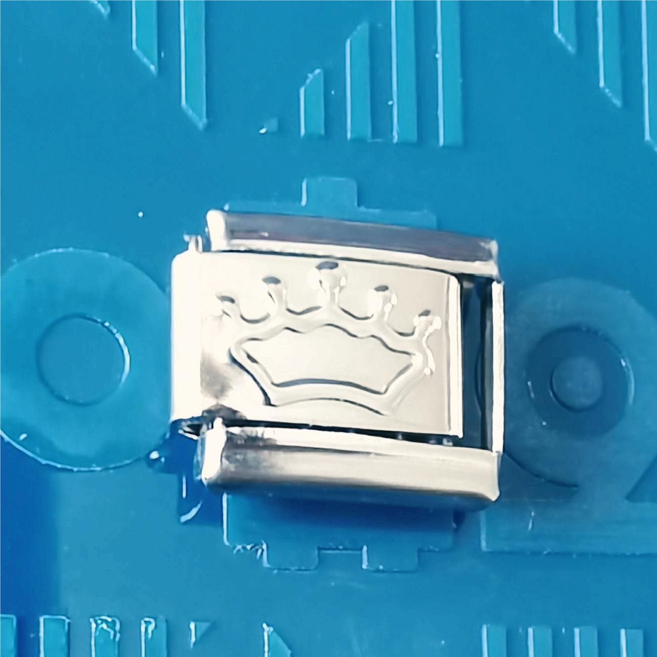 Wholesale Italian Charm Bracelet 9mm DIY Splicing Removable Stainless Steel Coconut Tree Composable Bracelet ACC-BT-XY053