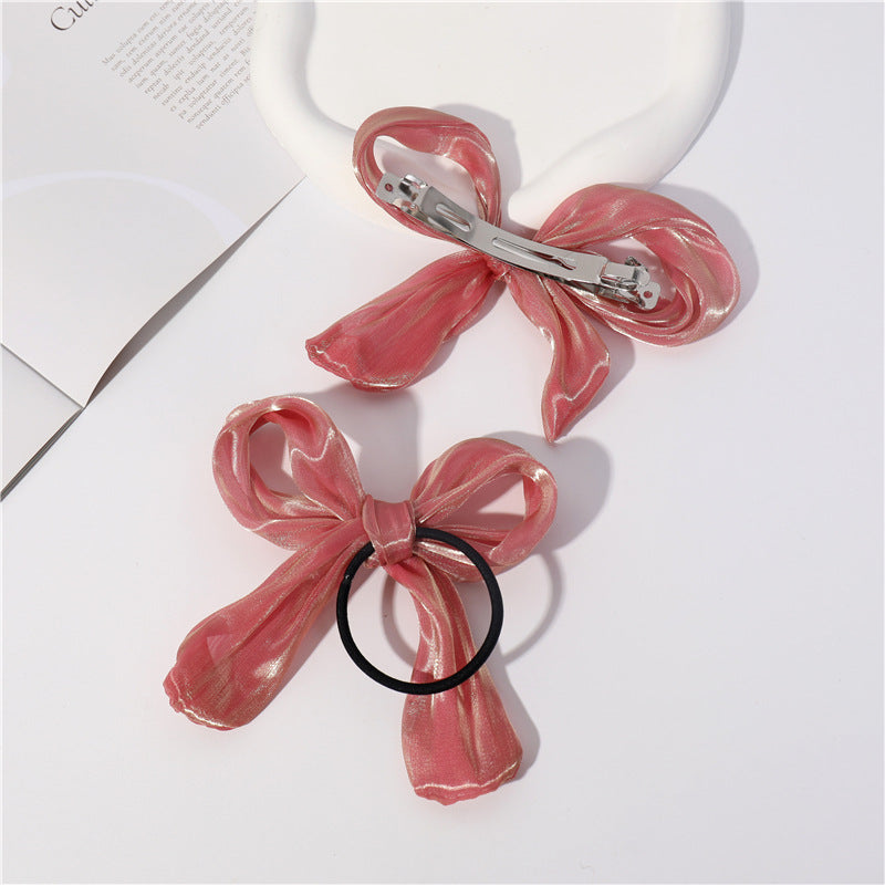 Wholesale princess bow hairpin hair scrunchies