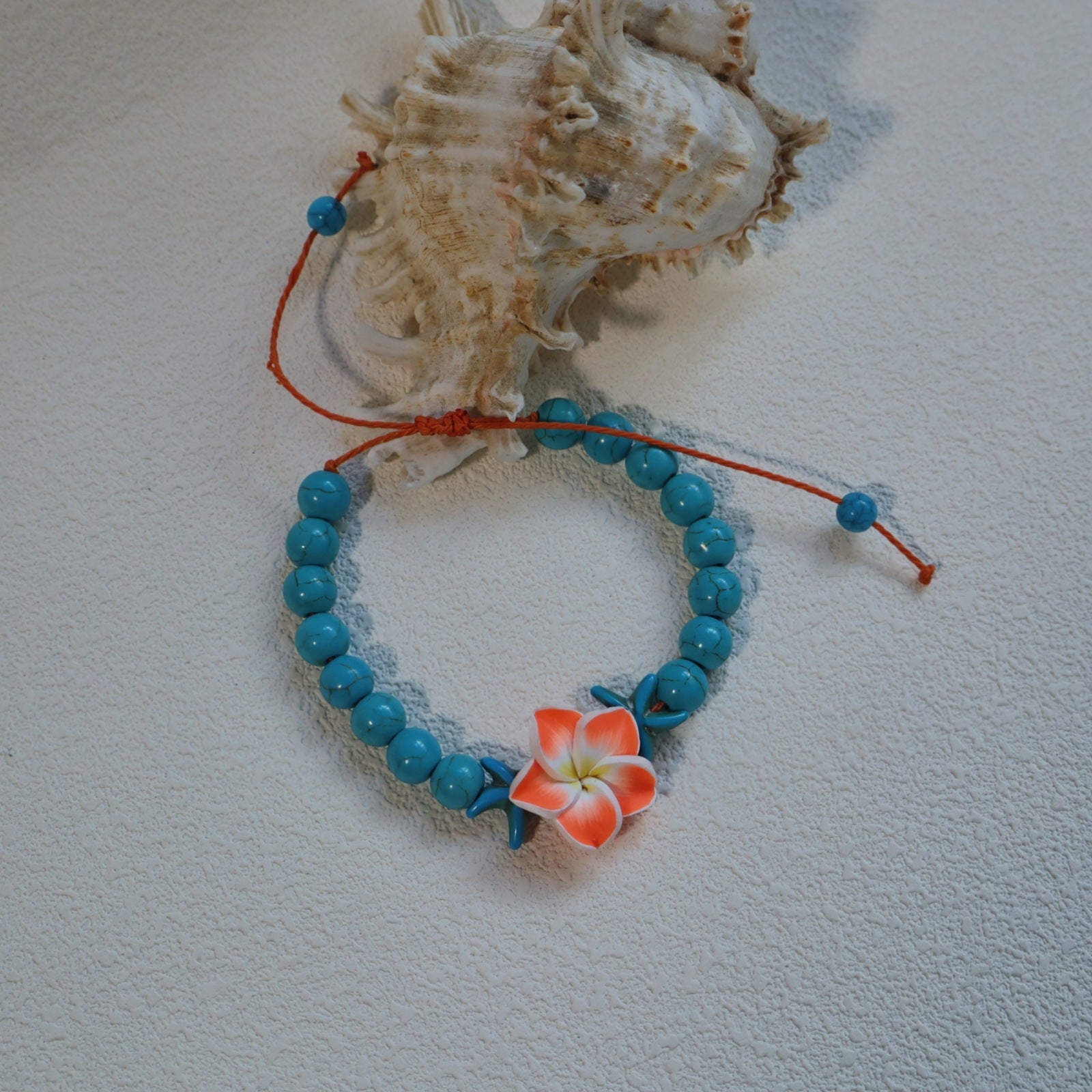Wholesale Bohemian Sunflower Bracelet - Turquoise Beaded Leather Jewelry Accessory,  Trendy Gift for Women