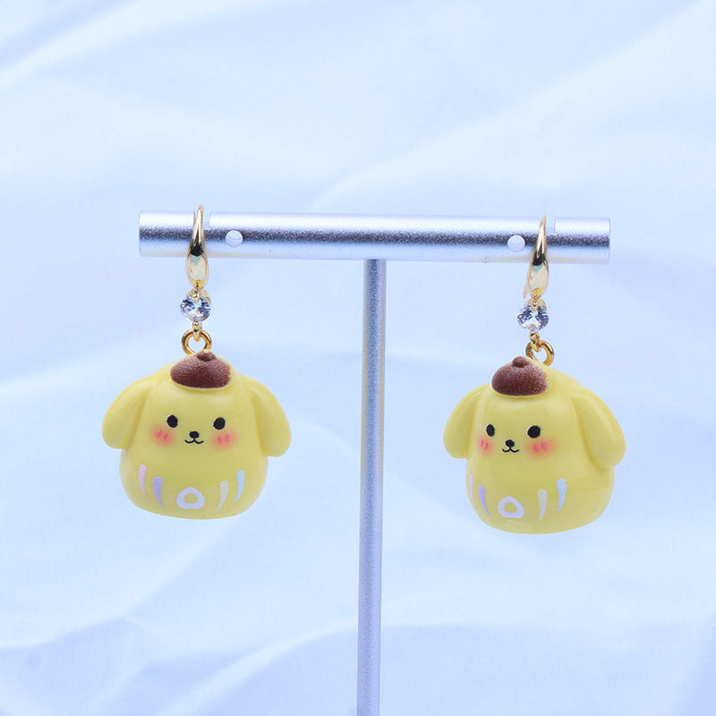 Wholesale Cartoon Cute Three-dimensional Resin Earrings ACC-ES-Fany007