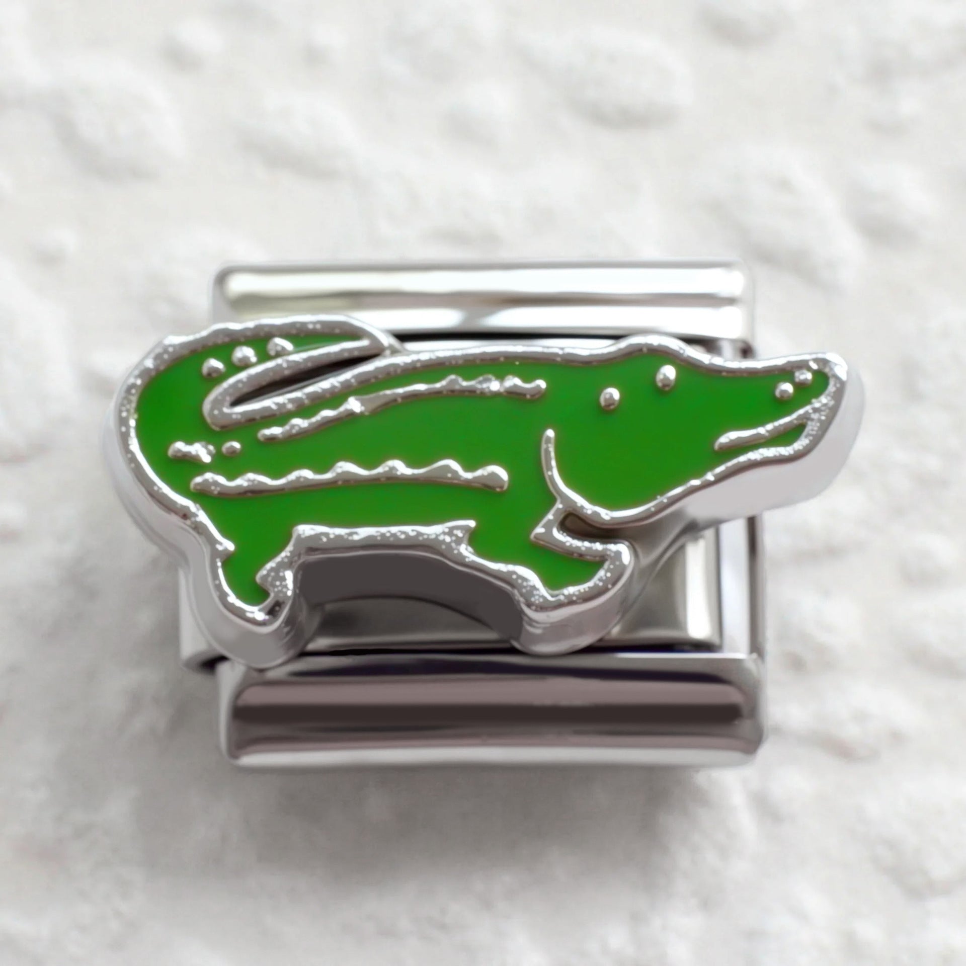 Wholesale  5pcs Italian Charm Bracelet 9mm DIY Splicing Animal Pearl Stainless Steel Composable Bracelet