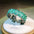 Wholesale  inlaid Paraiba square ring