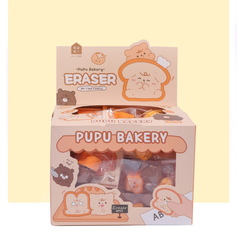 Wholesale of 36PCS 3D Bear Rubber ACC-ER-YSP002