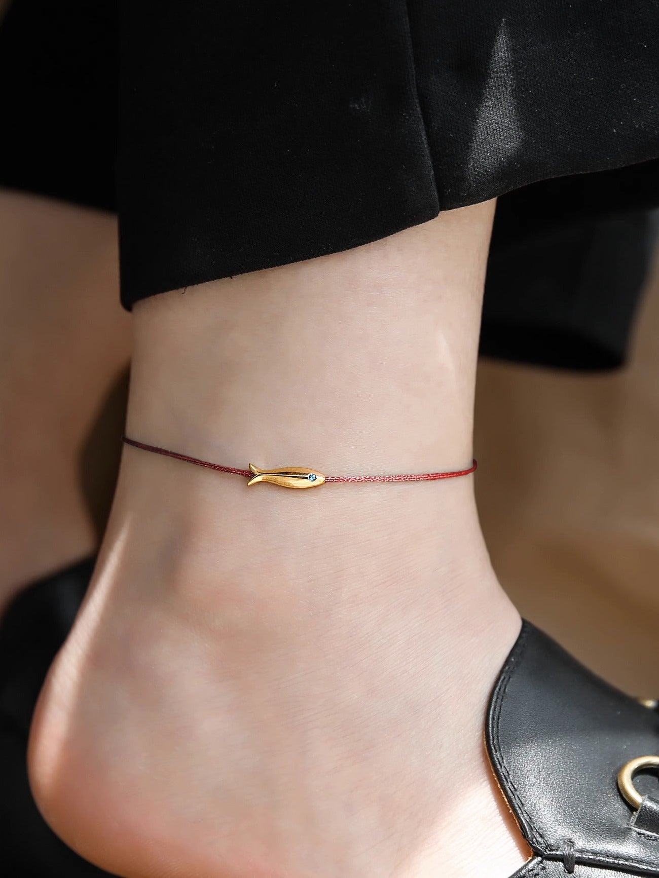 Wholesale Koi Fish Anklet Braided Foot Rope