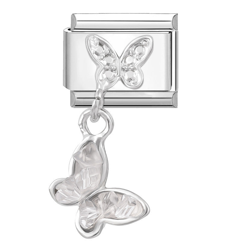 Wholesale Italian Charm Bracelet 9mm DIY Splicing Cute Creative Pendant Stainless Steel Composable Bracelet