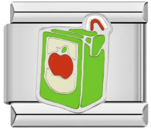 Wholesale Italian Charm Bracelet 9mm DIY Splicing Removable Beverage Series Stainless Steel Composable Bracelet