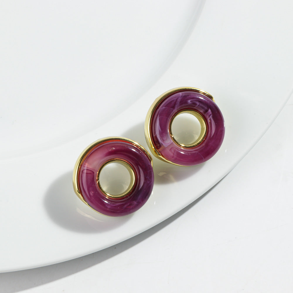 Wholesale Luxury Geometric Irregular Earrings