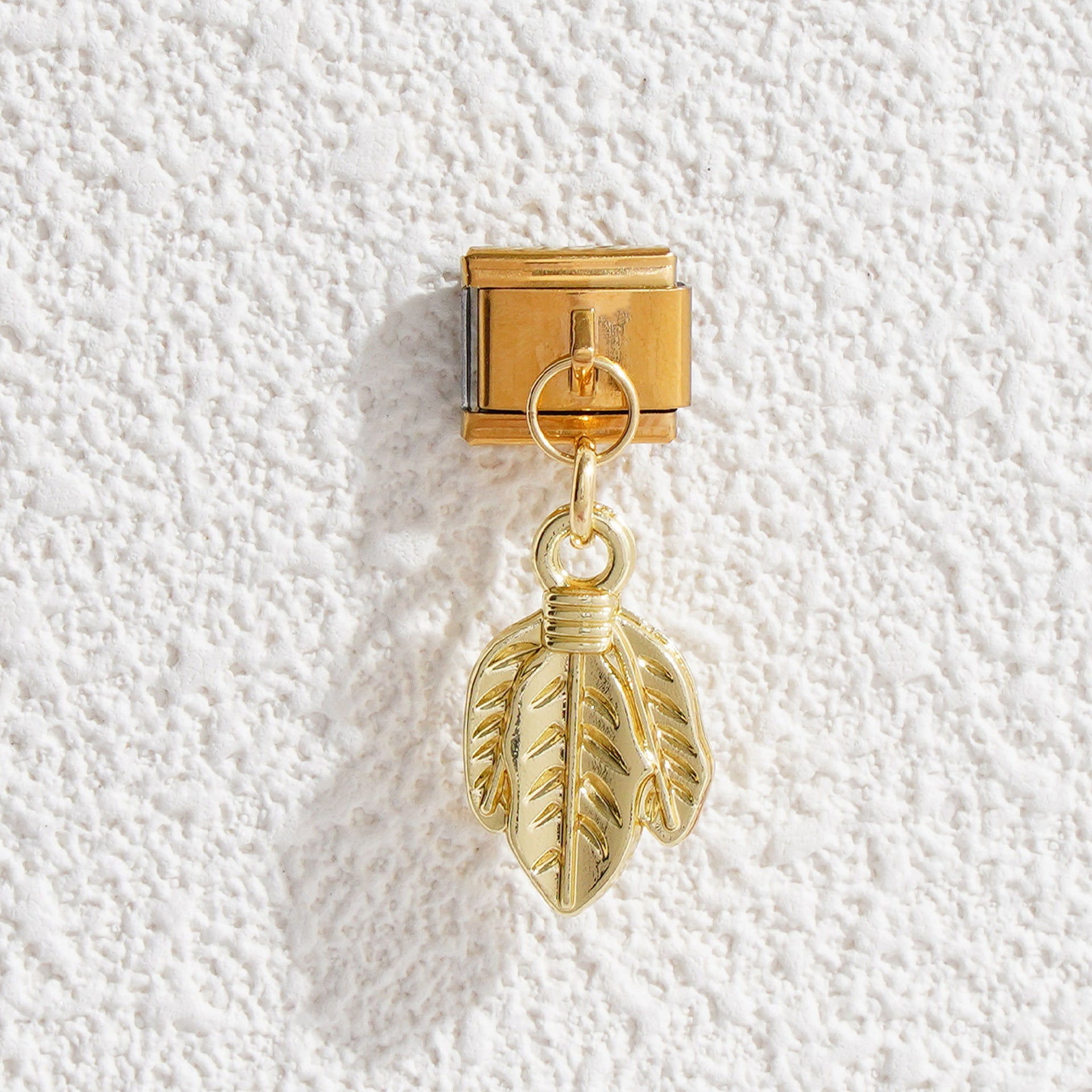 Wholesale Italian Charm Bracelet 9mm DIY Splicing Flower Pendant Stainless Steel Composable Bracelet