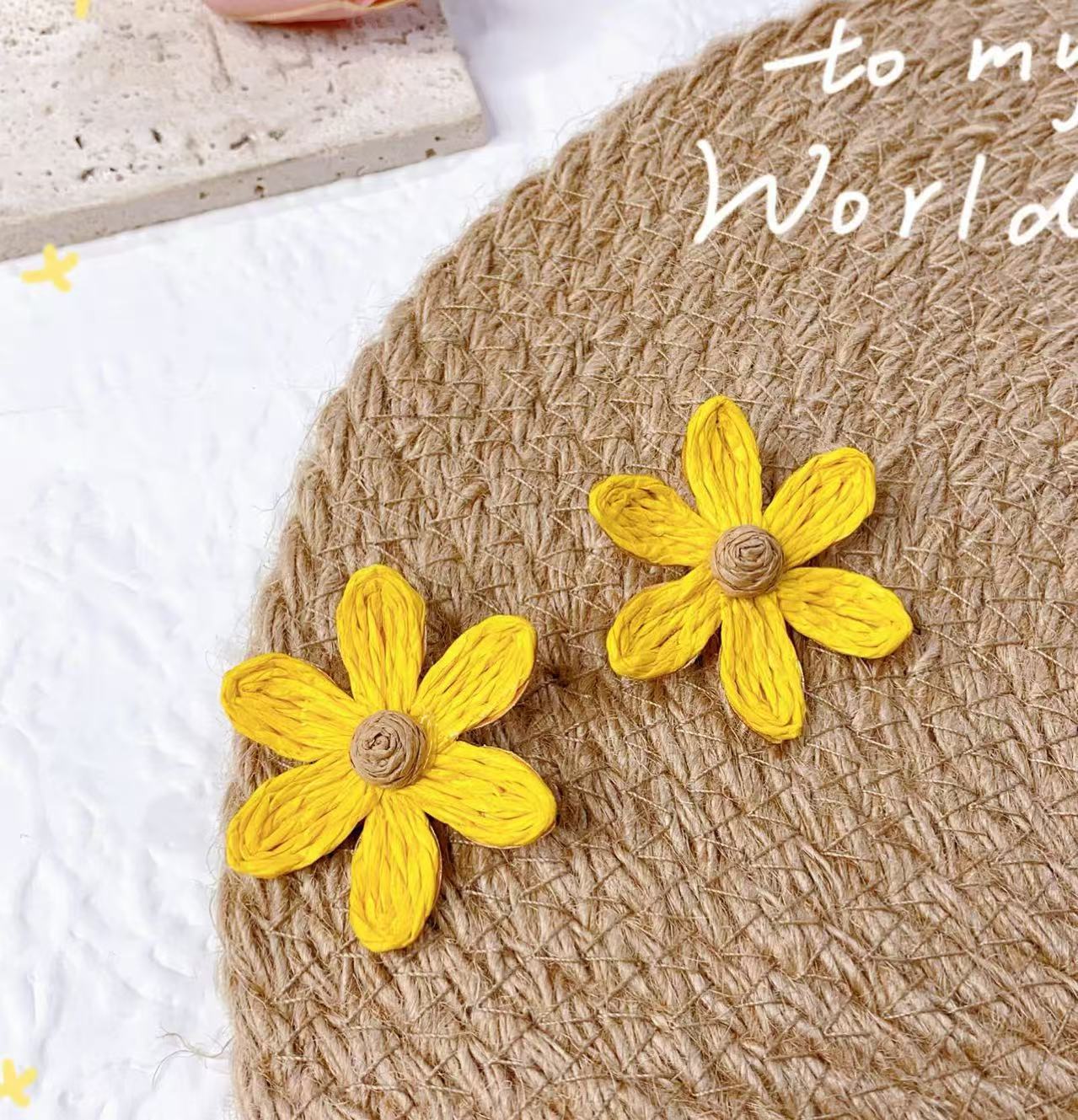 Wholesale high-level hand-woven earrings