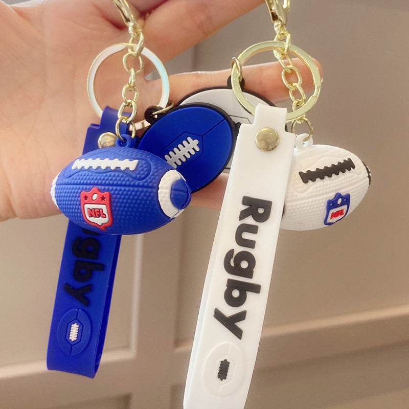 Wholesale Soft Rubber Football Keychains ACC-KC-WanXiang001